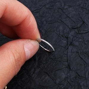 Hinged Hoop Ring for Cartilage or Nose Piercing